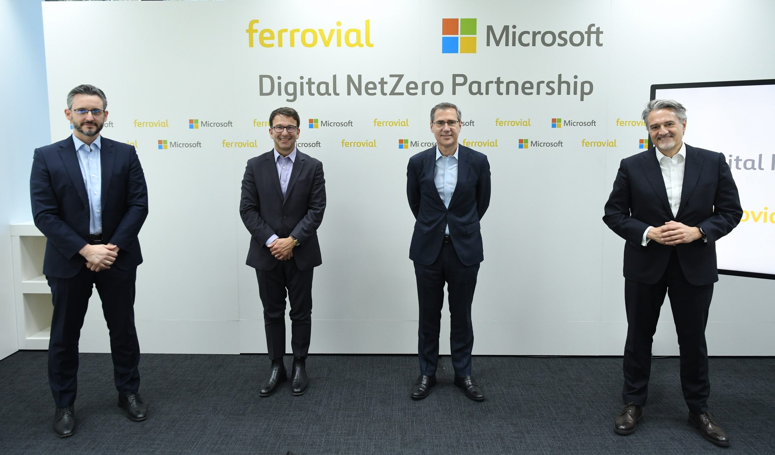 Ferrovial y Microsoft establecen una alianza global para desarrollar soluciones digitales para construcción, infraestructuras y movilidad