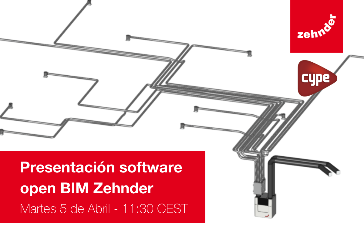 Zehnder Group Ibérica presenta el nuevo software open BIM Zehnder