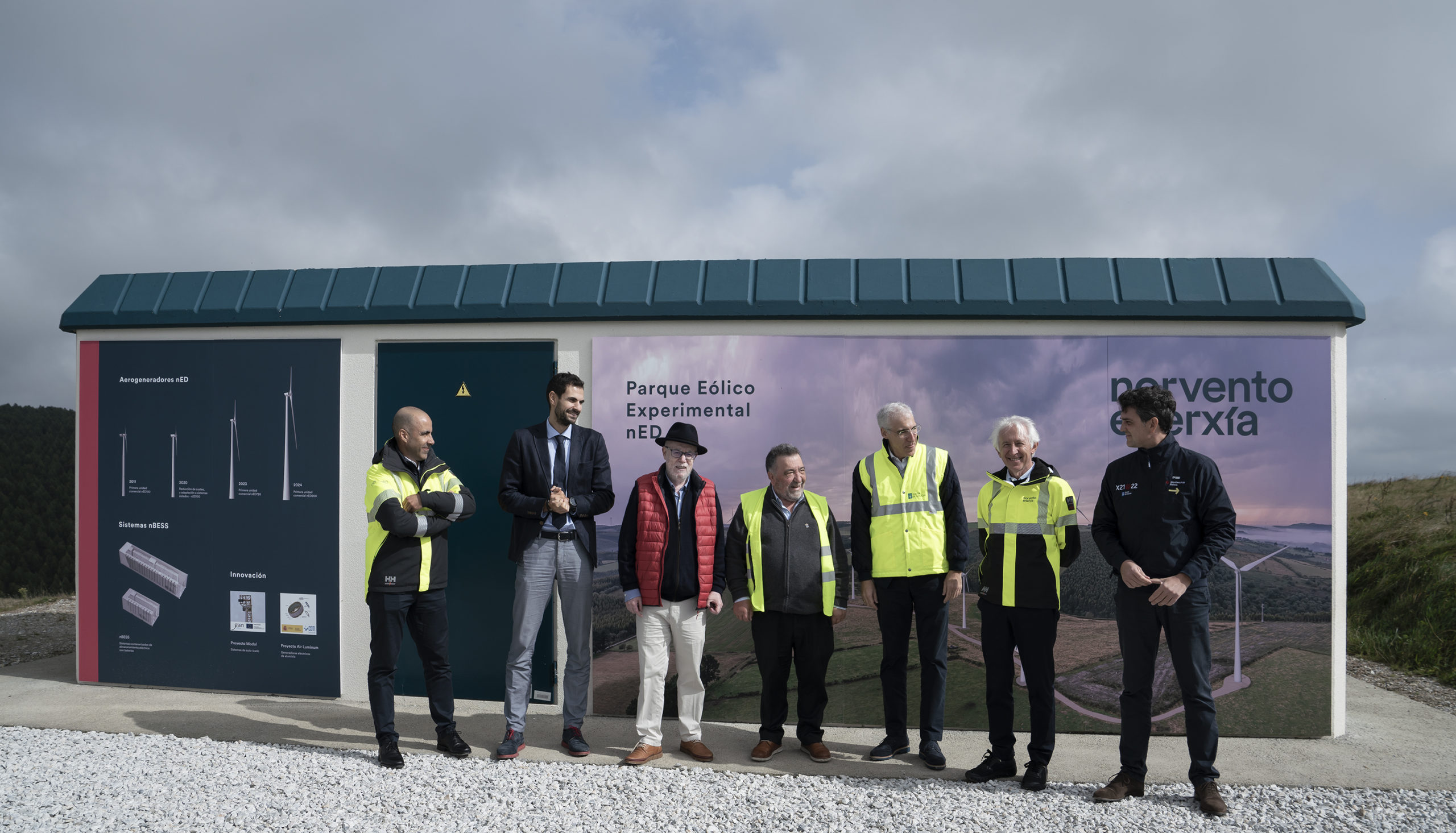 Norvento Enerxía inaugura el Parque Eólico Experimental nED ubicado en Pastoriza (Lugo)