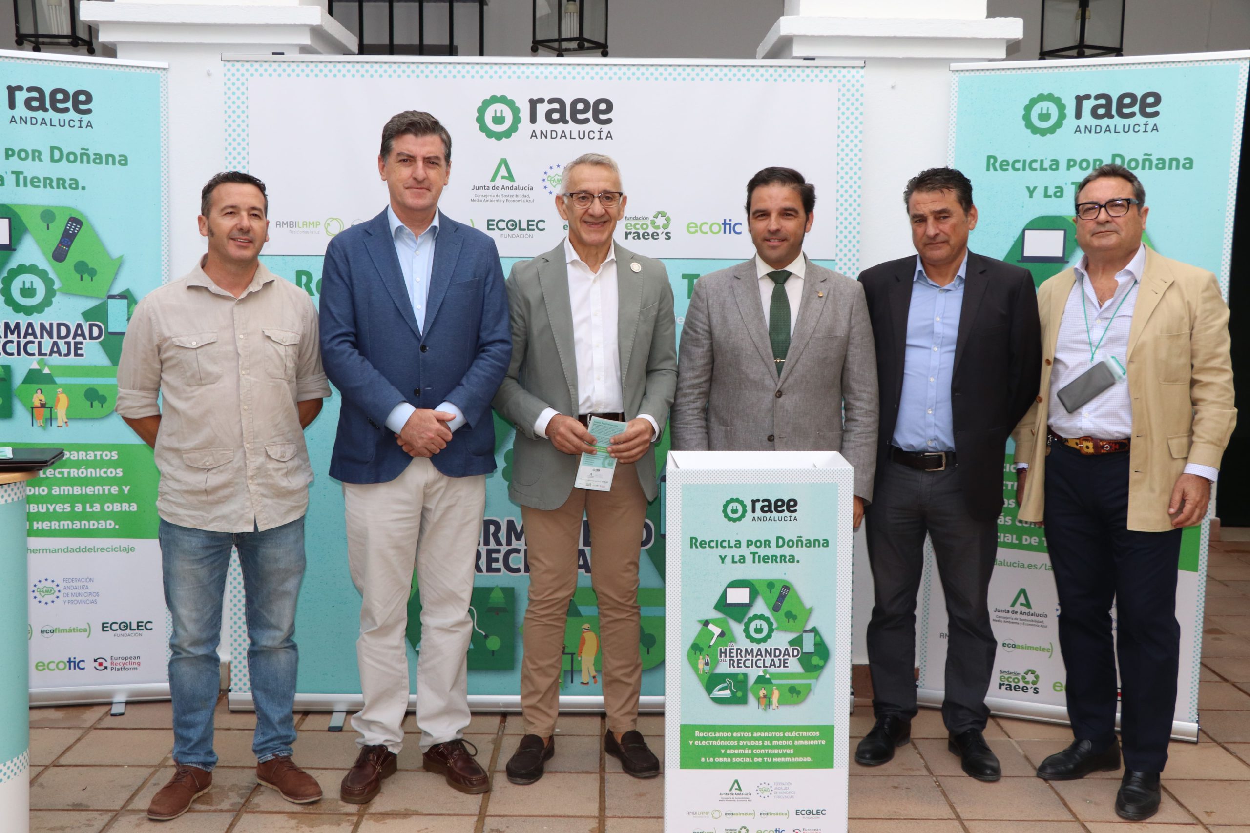 RAEE Andalucía da comienzo a la campaña “La Hermandad del Reciclaje” junto con las Hermandades de El Rocío en Andalucía